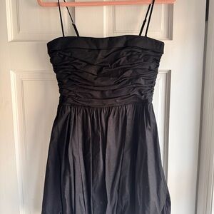 Reformation Black Strapless Dress